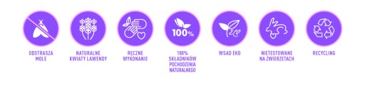 Levanduľa NATURAL DRID z Provence, voňavé vrecúško LAVENA