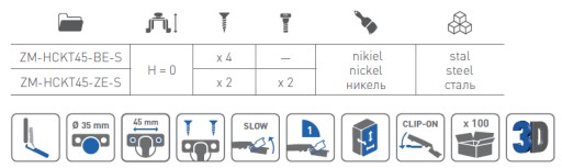 HYDRAULICKÝ PÁNT 45 S BRZDOU GTV + VODIČ