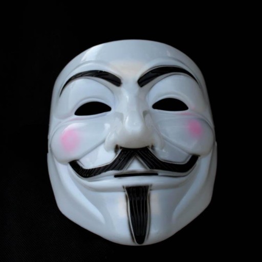 ANONYMNÁ MASKA ACTA VENDETTA PROTEST HALLOWEEN
