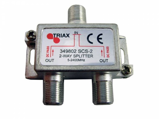 SAT rozbočovač, 1x2 Triax SCS-2