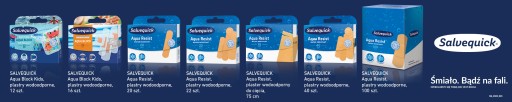 SALVEQUICK Aqua Resist nášivky VODEODOLNÝ priedušný STRIEH 75cm