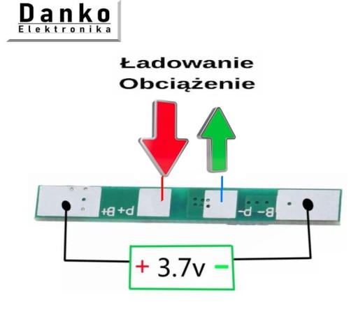 BMS Balancer 1S Li-ion nabíjačka 18650 3,7V 4,2V