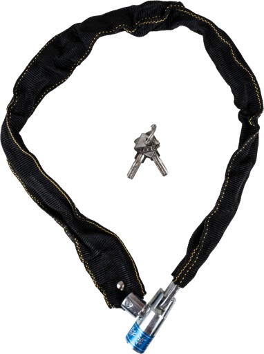Reťaz BICYCLE LOCK, pevné zabezpečenie, zámok z tvrdenej ocele
