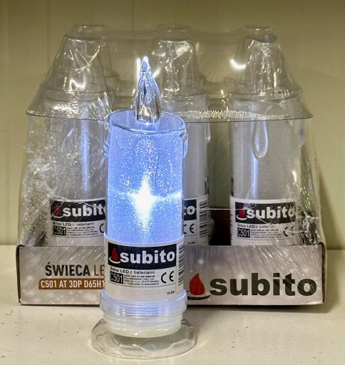 LED vložka do sviečok Subito 18 cm