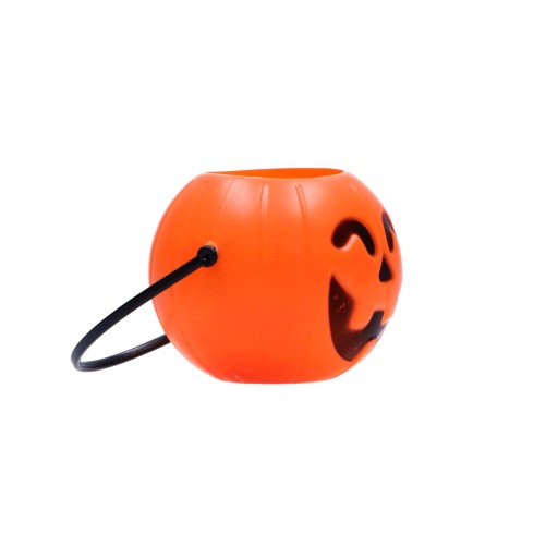 Oranžové vedierko na halloweensku mini tekvicu