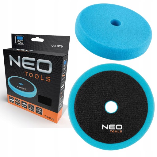 NEO TOOLS LEŠTIACA PODLOŽKA 150 X 150 MM X 25 MM VEĽMI TVRDÁ HUBKA 08-979