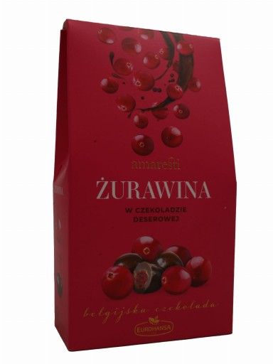 Brusnice Eurohansa v dezertnej čokoláde Amares