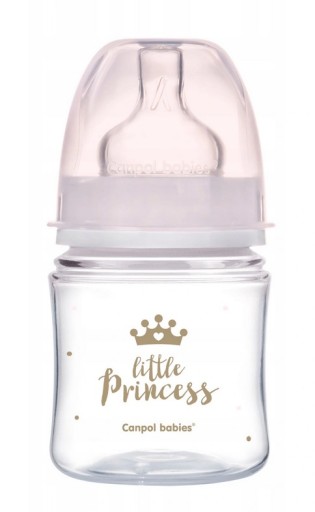 CANPOL ROYAL BABY fľaša so širokým hrdlom 120 ml