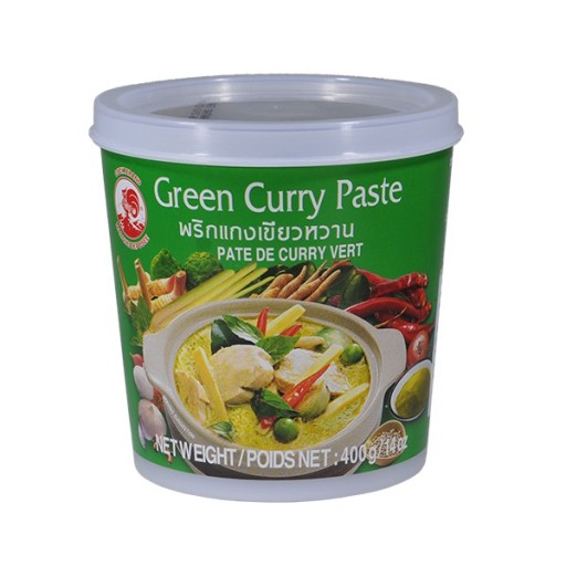 Zelená kari pasta COCK 400 g