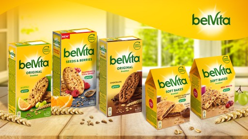 belVita Raňajkové cereálne sušienky s mliekom 300 g