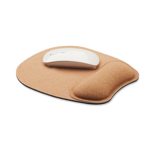 Korková ergonomická podložka pod myš | S opierkou zápästia