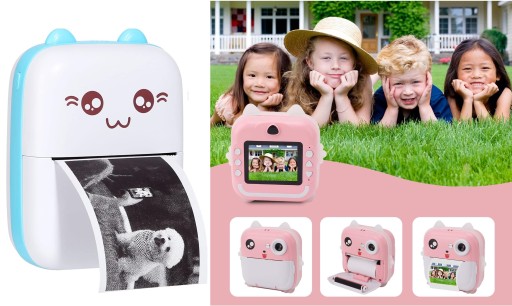 Farebné papierové rolky pre mini termotlačiareň a fotoaparát DRUKUŚ, 3 ks.