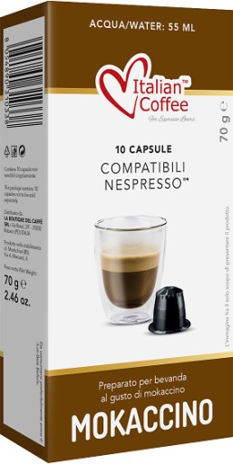 Talianska káva MOKACCINO| Systém kapsúl Nespresso