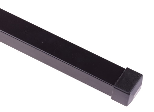 PODPORA GARÁŽOVÝCH BRÁN PEVNÝ PROFIL 300x30x20 mm ČIERNA NOHA