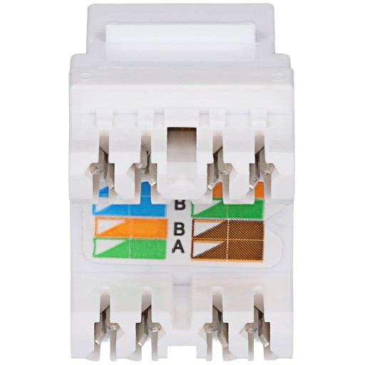 Keystone Modul RJ-45 LAN zásuvka CAT.6 biela