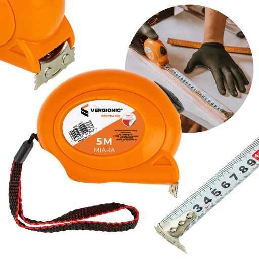 Zvinovací meter, 5m zvinovací meter, zvinovací meter, magnet