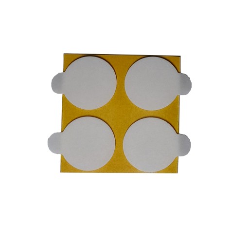 Obojstranne lepiace kruhy 1mm fi 2cm 4 ks.