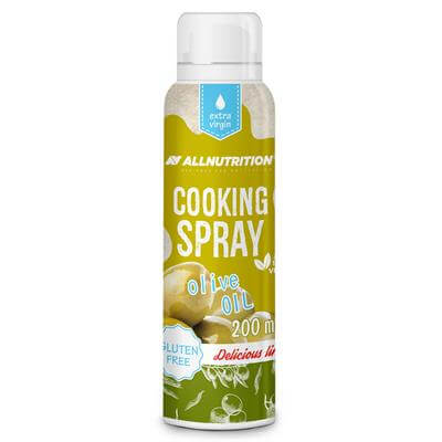 ALLNUTRITION SPREJ NA VARENIE OLIVOVÝ OLEJ 200 ml OLEJ NA VYPRÁŽENIE FIT ZDRAVÉ