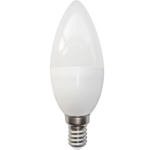 LED ŽIAROVKA SVIEČKOVÁ 230V 5W E14 C37 4000K HELIOS Neutrálna biela