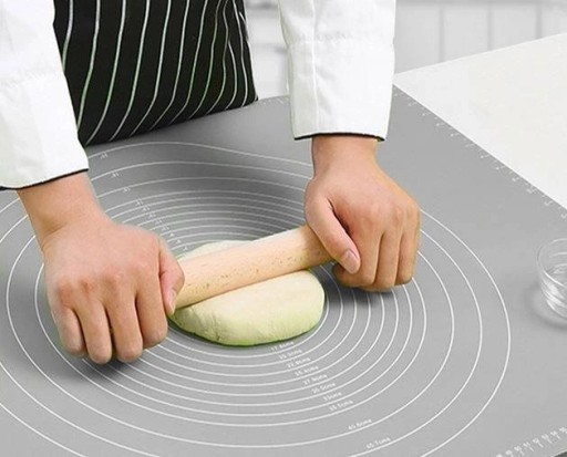 SILIKÓNOVÁ PODLOŽKA NA PEČENIE TORTY PODLOŽKA VEĽKÁ STOL 64x45cm