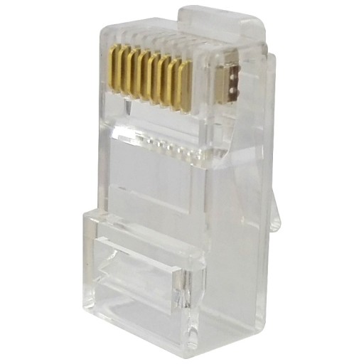 RJ-45 8PIN modulárna zástrčka, kategória 6 vodičov
