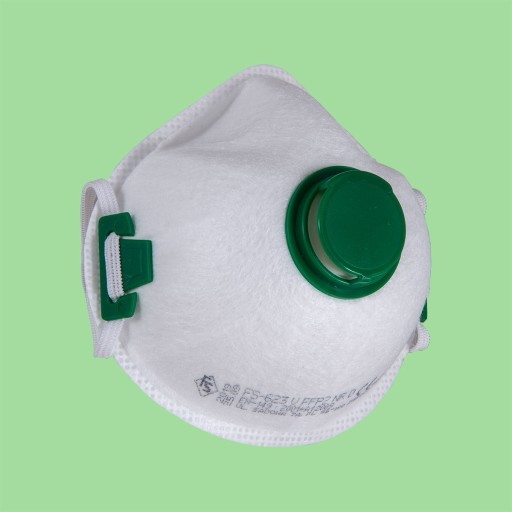 Filtračná polomaska s lisovaným ventilom FS-623V FFP2