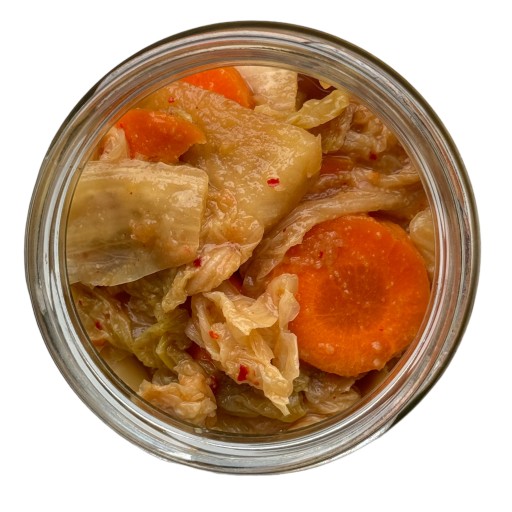 KIMCHI kimchi nakladané ZDRAVÉ SUPERPOTRAVINY PRE KETO diétu 330 ml