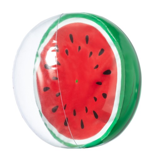 Plážová lopta s ovocnými motívmi Ø28cm - ružová