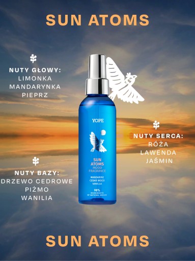 Telový sprej YOPE SUN ATOMS 150ml