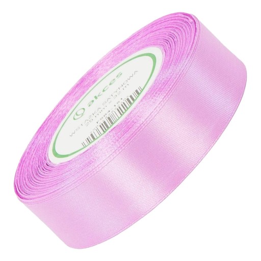 SATÉNOVÁ STUHA fialovo-ružová 25mm - 32mb