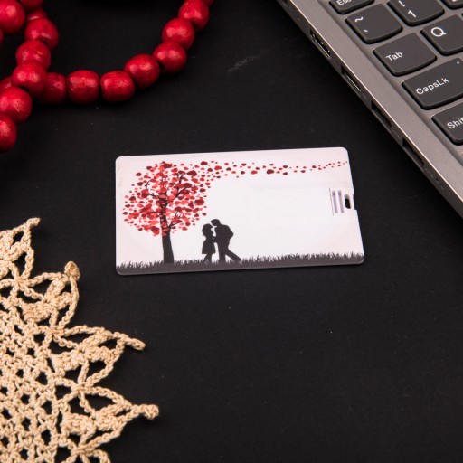 Pendrive karta 4 GB 2.0 s UV potlačou SVADBA + KRABIČKA DARČEK GADGET