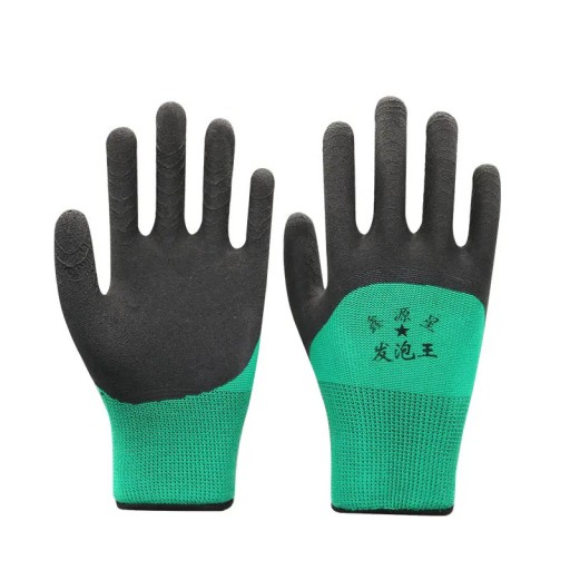 PENOVÉ LATEXOVÉ GRIP 3/4 VODEODOLNÉ pracovné rukavice
