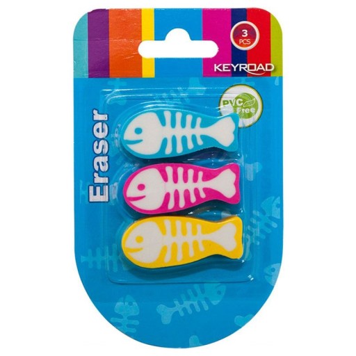 KEYROAD FISH UNIVERZÁLNA GUMA, 3 KS.