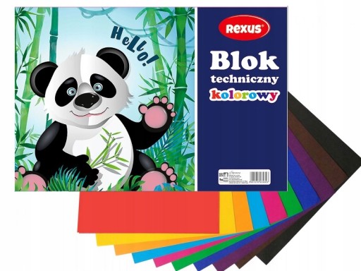 Farebný technický blok a4 Beniamin 10k