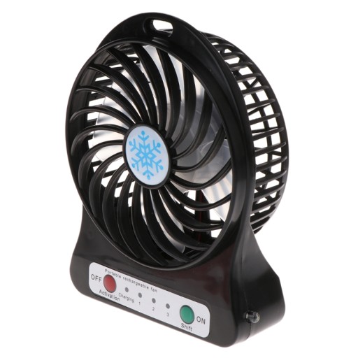 MINI VENTILÁTOR STOLNÝ VENTILÁTOR USB BATÉRIA 74