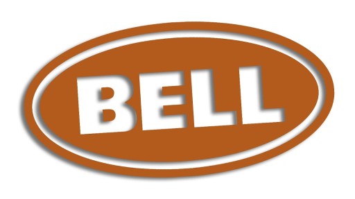Vysekaná nálepka BELL hnedá