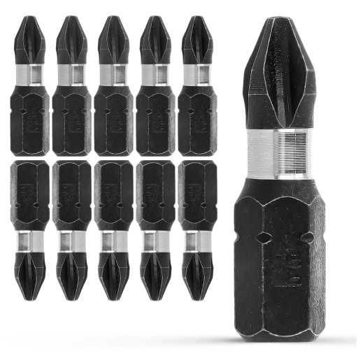 10x rázový bit PH2 rázový bit 25mm | Nárazový bit pre skrutkovač