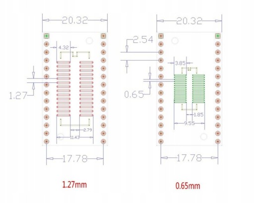 ADAPTÉROVÁ DOSKA - SOP28 SSOP28 až DIP28
