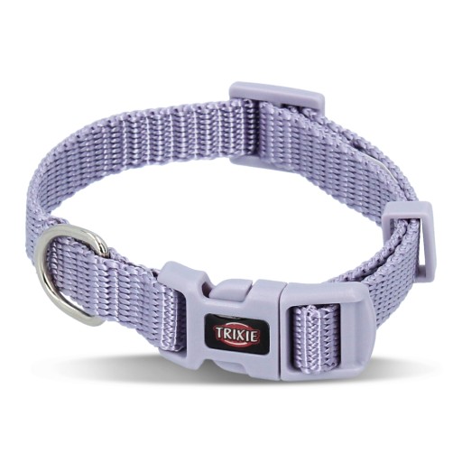 Prémiový obojok, pes, svetlý lila, XXS–XS: 15–25 cm/10 mm