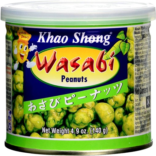 Thajský snack s príchuťou Arašidy Wasabi 140g
