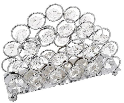Stojan na obrúsky GLAMOUR S01 SILVER Stojan na obrúsky