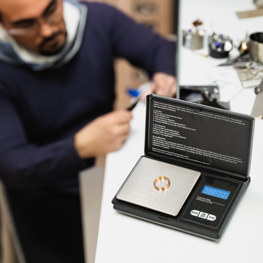 Presná elektronická váha na šperky, mini LCD displej, 200g, 0,01g