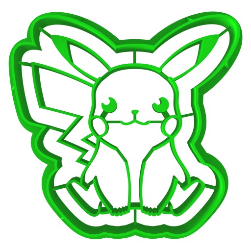 Vykrajovač na sušienky Pokemon Pikachu 1 8 cm