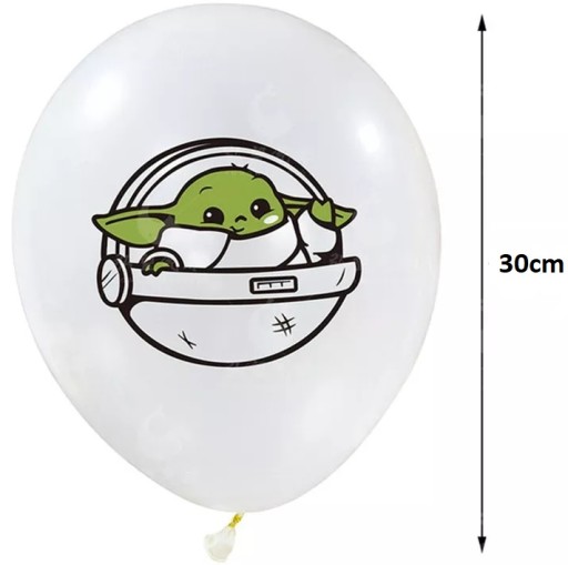 STAR WARS YODA HEL SET NARODENINOVÝCH BALÓNOV 12 ks