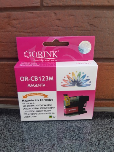 Atrament Orink LC123M pre Brother LC 123 MAGENTA Poznań
