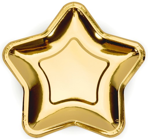 STAR GOLD PAPIEROVÉ TANIERE 23 cm 6 ks.