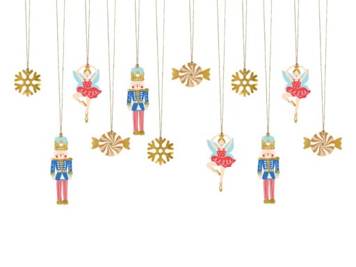 Darčekové menovky NUTCRACKER 12 ks