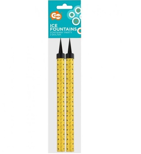NARODENINOVÁ FONTÁNA RACA ZLATÁ FONTÁNA 2ks 18cm