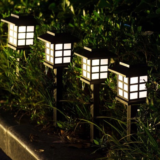 Solárna lampa záhradná dekorácia LED osvetlenie P-510
