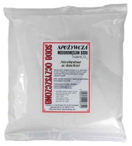 Sóda bikarbóna 1KG potravinársky HYDROUhličitan sodný